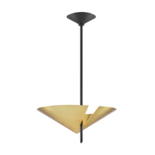 Hudson Valley 9711-AGB/BK - 2 LIGHT PENDANT