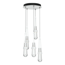 Hubbardton Forge 131127-SKT-STND-02-ZM0434 - Link 5-Light Clear Glass Pendant