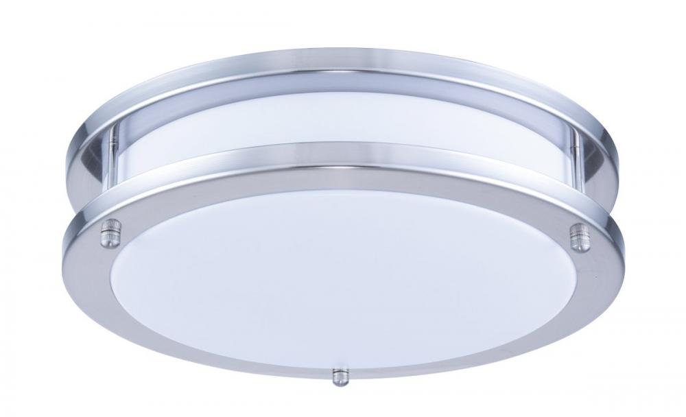 LED Double Ring Ceiling Flush, 3000K, 120�, Cri80, Etl/Fcc, 15W, 75W Equivalent, 50000Hrs, Lm