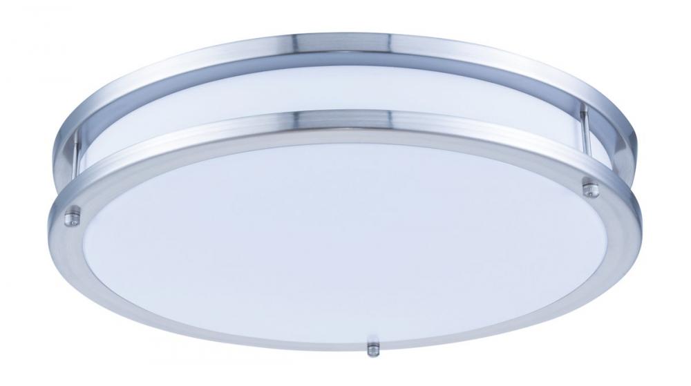 LED Double Ring Ceiling Flush, 3000K, 105�, Cri80, Etl, 28W, 100W Equivalent, 35000Hrs, Lm200