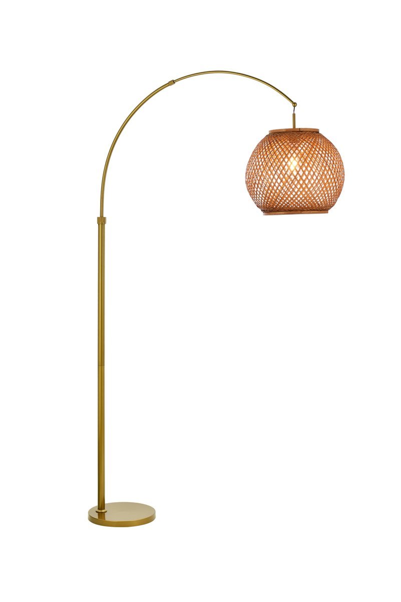 floor lamps wicker