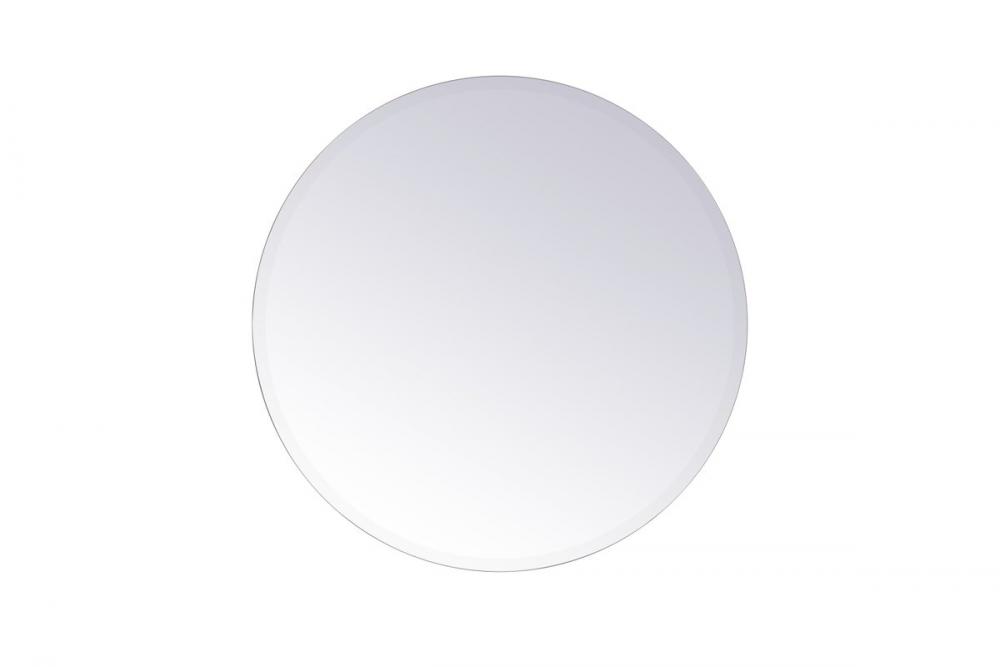 Gracin Round Mirror 28 Inch in Clear