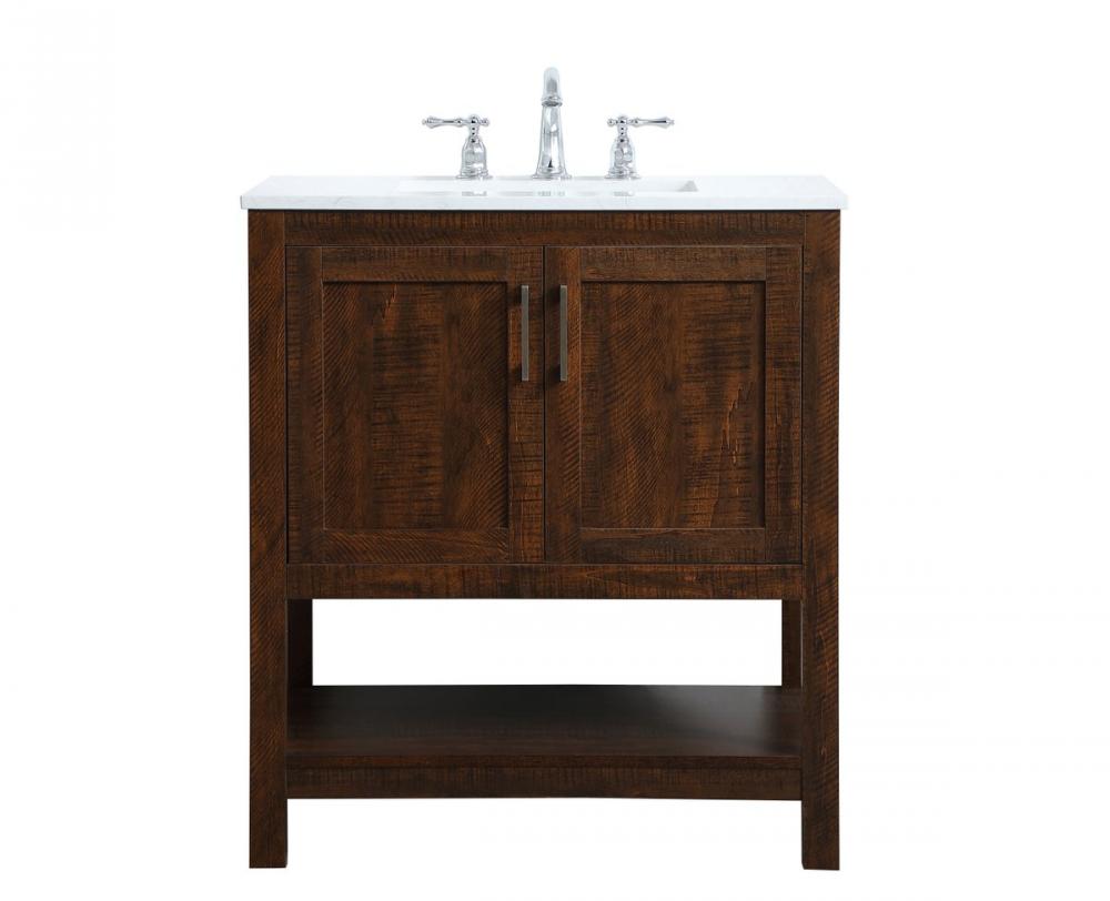 30 inch Single Bathroom Vanity in Espresso