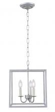 Elegant LD6105D12S - Eclipse 3 Light Vintage Silver Pendant