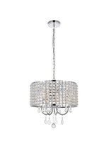 Elegant LD713D17C - Elise 17 Inch Pendant in Chrome