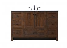 Elegant VF2854EX - 54 Inch SIngle Bathroom Vanity In Expresso