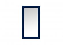 Elegant VM21832BL - Aqua vanity mirror 18x32 inch in blue