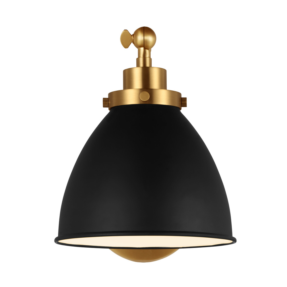 Wellfleet Single Arm Dome Task Sconce