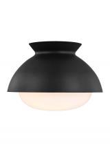 Visual Comfort & Co. Studio Collection AEF1001MBK - Lucerne One Light Flush Mount