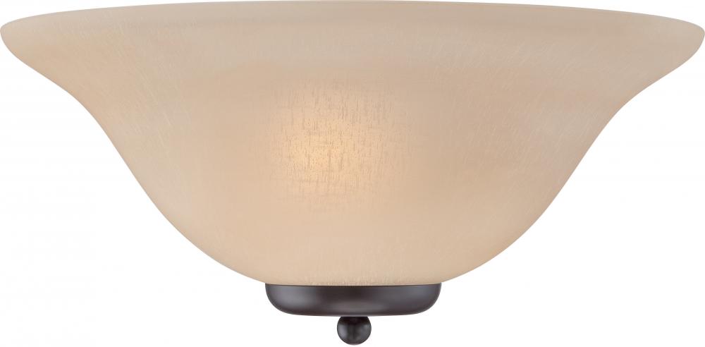 Ballerina - 1 Light Wall Sconce with Champagne Glass - Mahogany Bronze Finish