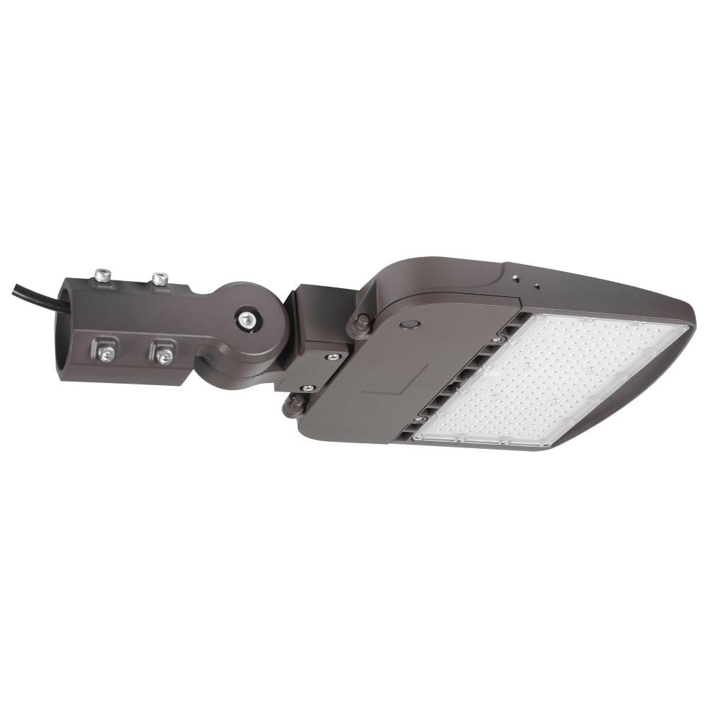 LED Area Light Type III; 100W; Bronze Finish; 5000K; 120-277V