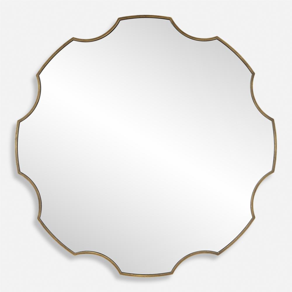 Gearing Up Bronze Mirror