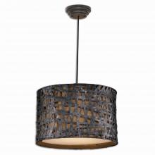 Uttermost 21104 - Alita Aged Black Drum Pendant