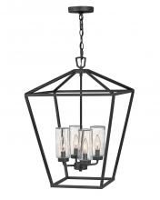 Hinkley 2567MB - Hinkley Lighting Alford Place Series 2567MB Exterior Chandelier (Incandescent or LED)