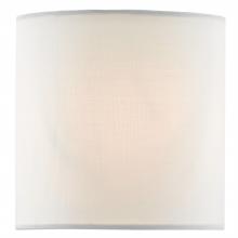 Currey 0454 - White Cotton Chandelier Shade