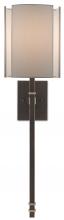 Currey 5000-0119 - Rocher Bronze Wall Sconce, Whi