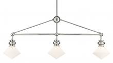 Currey 9000-0614 - Rycroft Nickel Rectangular Chandelier