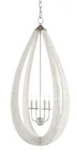 Currey 9000-0769 - Arietta White Teardrop Chandelier