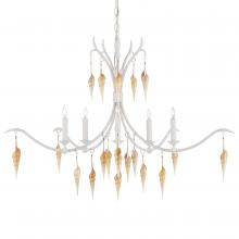 Currey 9000-0988 - Arcachon White Chandelier