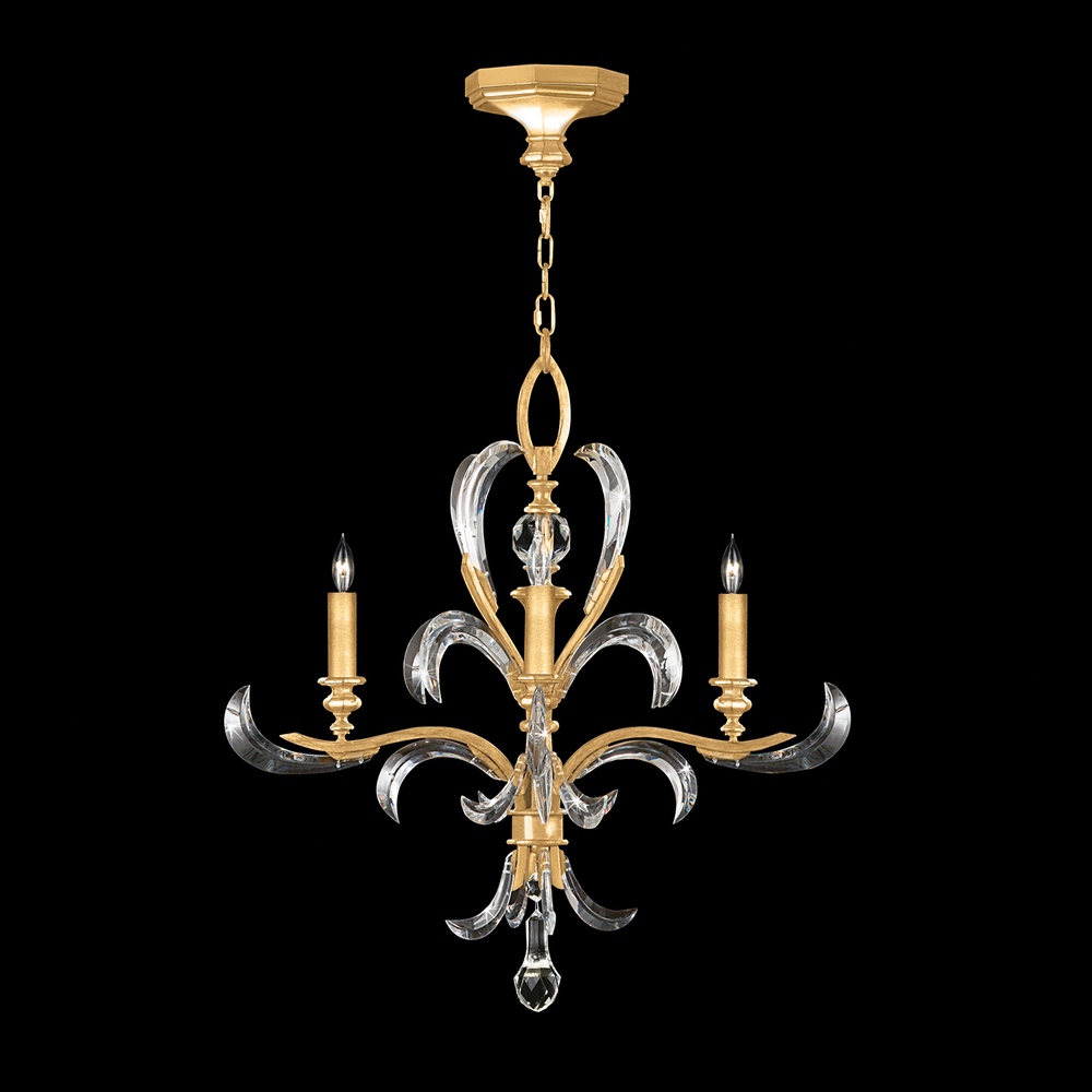 Beveled Arcs 28"W Round Chandelier